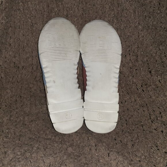 CAMPER--Nothing-Colorblock Sneaker-Blue/Brick/Tan Leather-Sz 38-Excellent - Picture 9 of 9